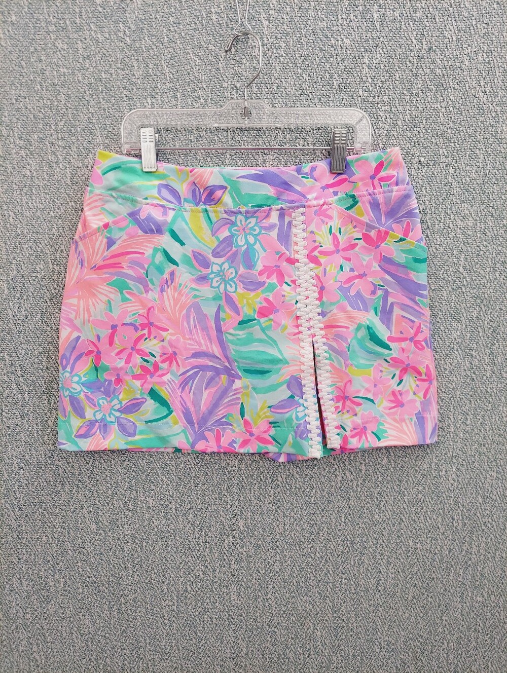 Lilly Pulitzer Luxletic Tropical Golf Skort - Pink, Mint & Lavender, Sz 8